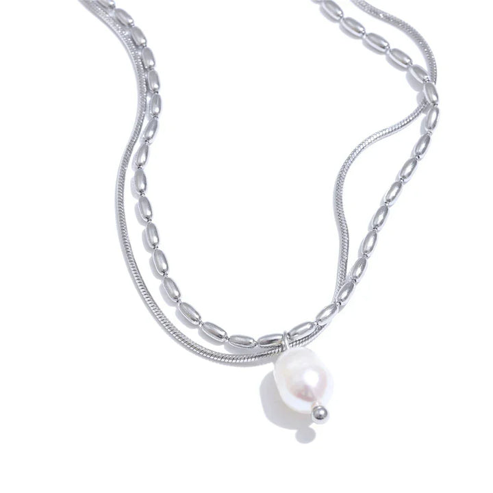 Aura Double Chain Pendant