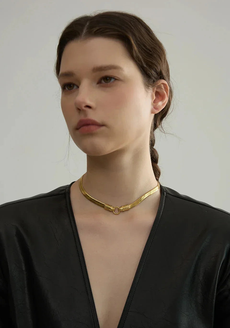 Serpent Luxe Charm Necklace - TM & Co. Jewels