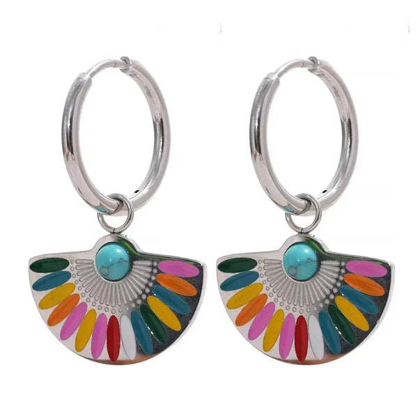 Vivid Bohemian Drop Charms