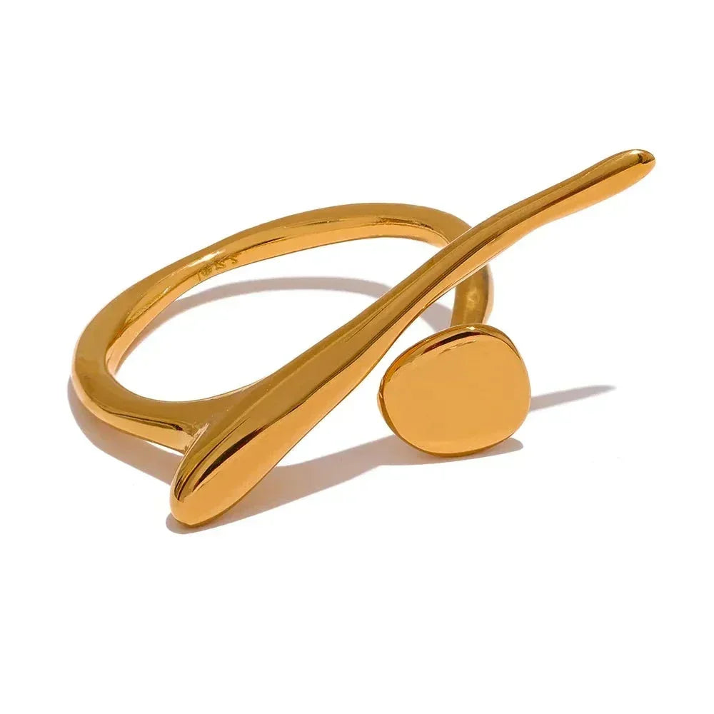 Classy Gold Minimalist Ring - TM & Co. Jewels