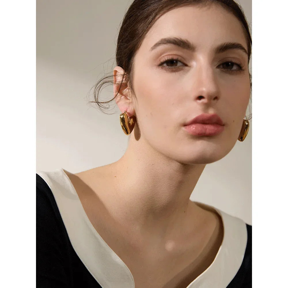 Eternal Love Chunky Hoops - TM & Co. Jewels