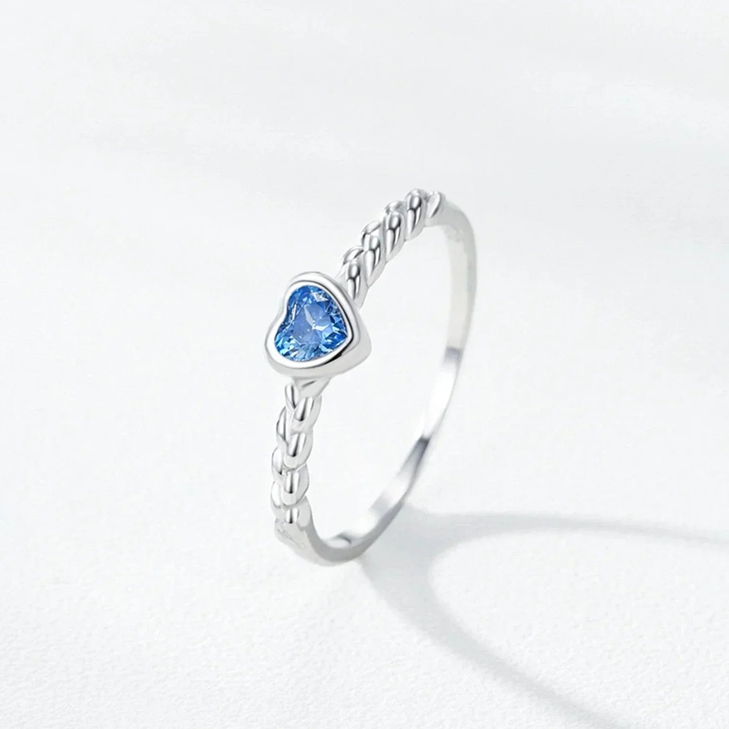 Blue Heart Romance Ring - TM & Co. Jewels
