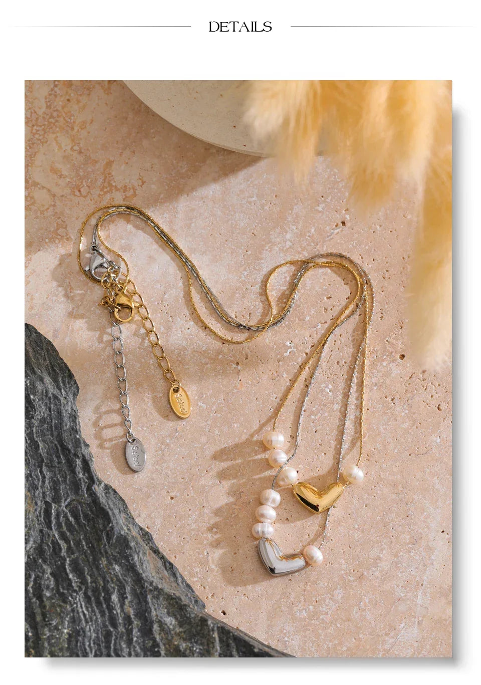 Adore Pearl Heart Pendant