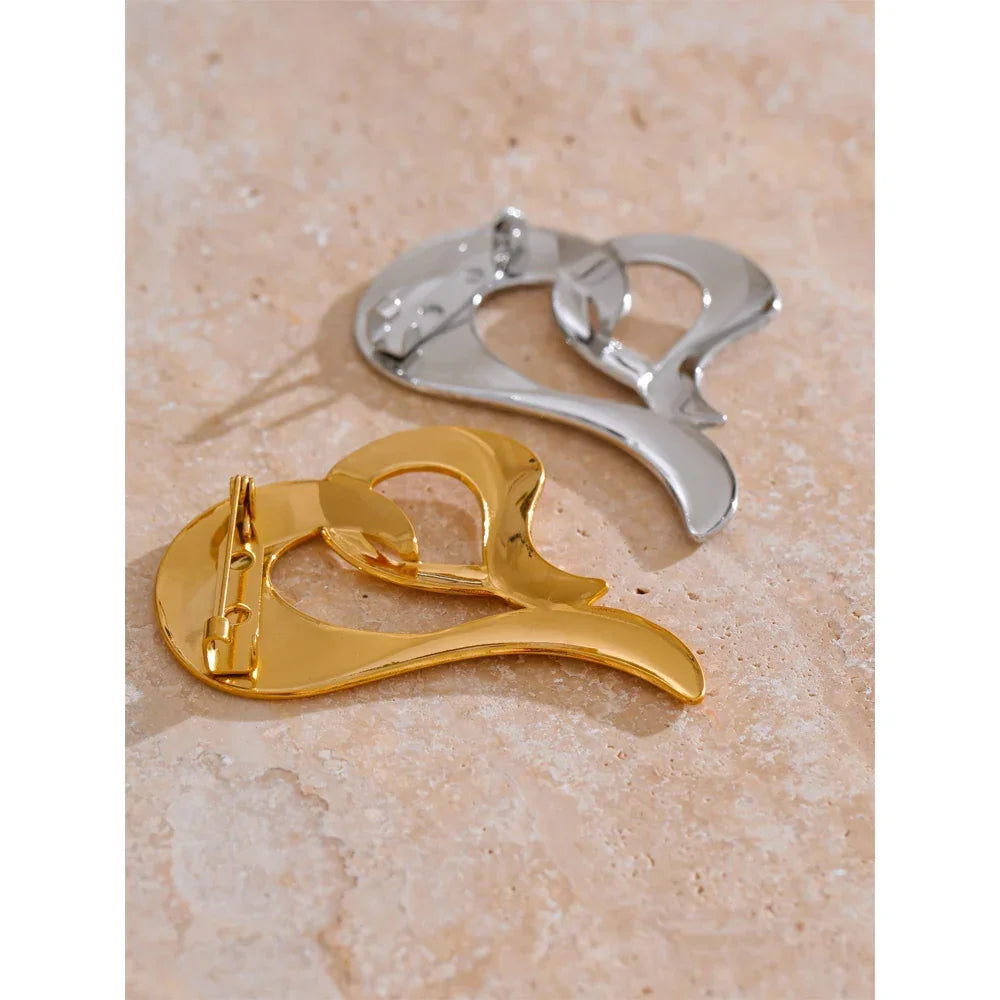 Classic Heart Brooch