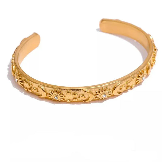 Stellar Radiance Open Bangle - TM & Co. Jewels