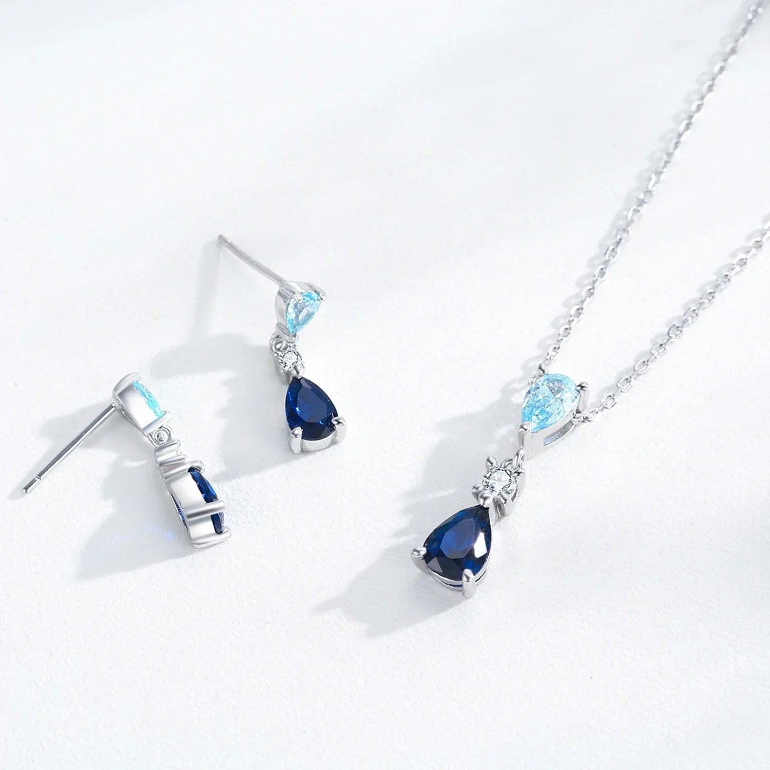 Blue Cascade Jewelry Set - TM & Co. Jewels