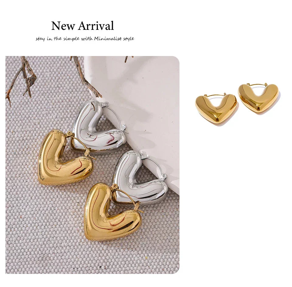 Eternal Love Chunky Hoops - TM & Co. Jewels