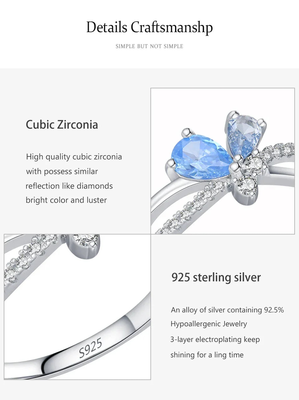 Luxe Ribbon Zircon Set - TM & Co. Jewels