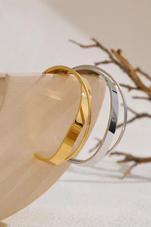 Gold Minimalist Cuff Bracelet