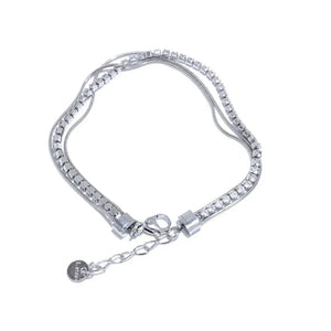 Gold Layered Zirconia Bracelet