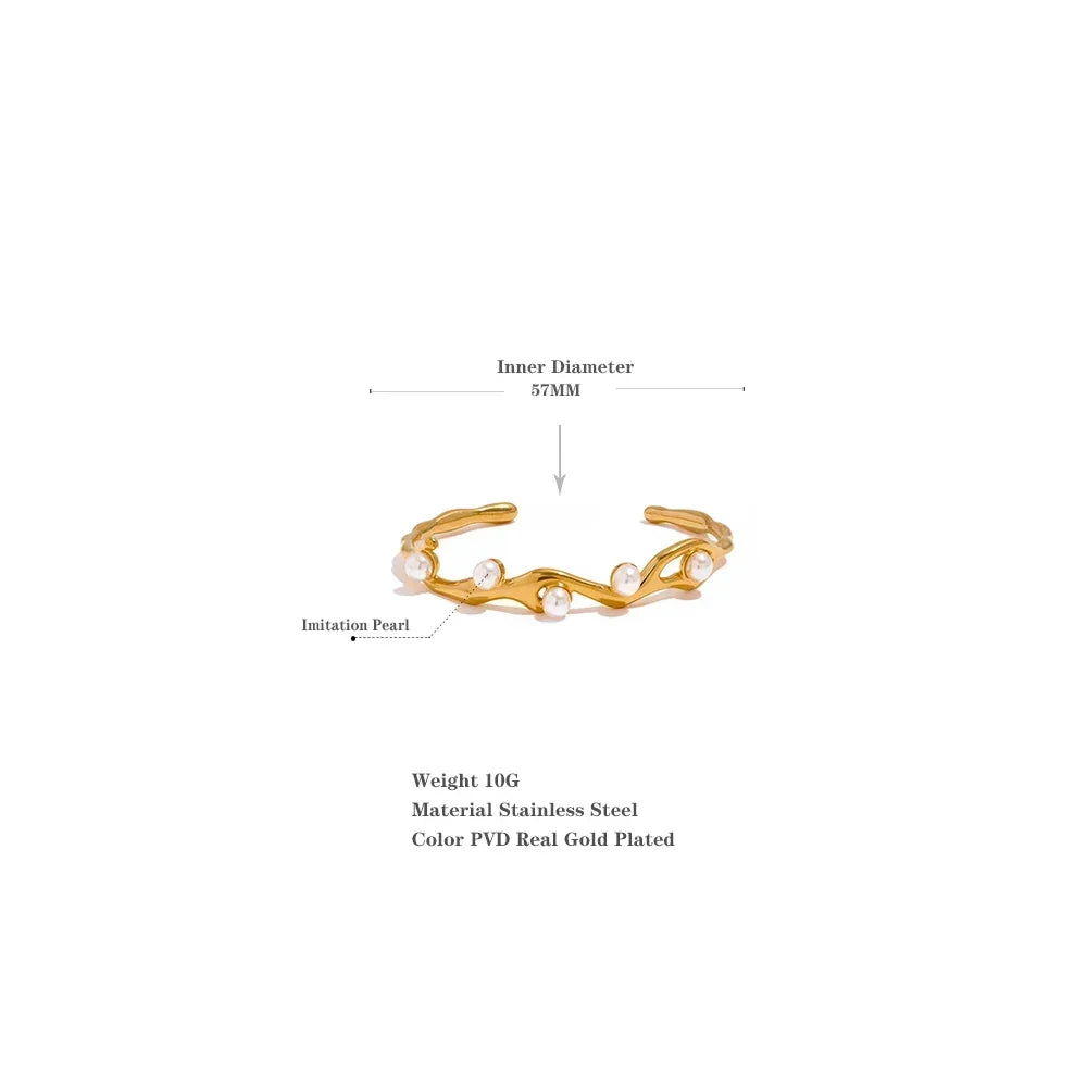 Golden Pearl Whisper - TM & Co. Jewels