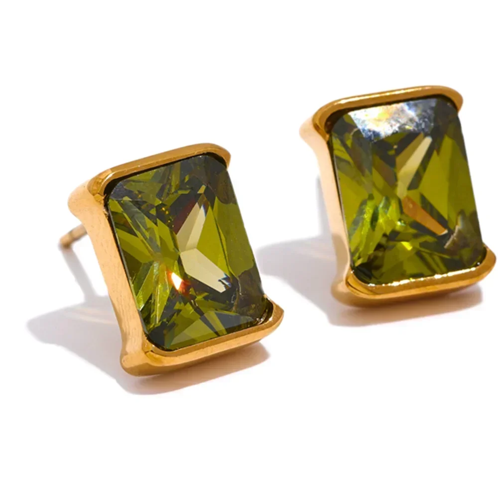 Brilliance Square Studs - TM & Co. Jewels