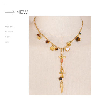 Eclectic Belief Necklace - TM & CO. JEWELS 