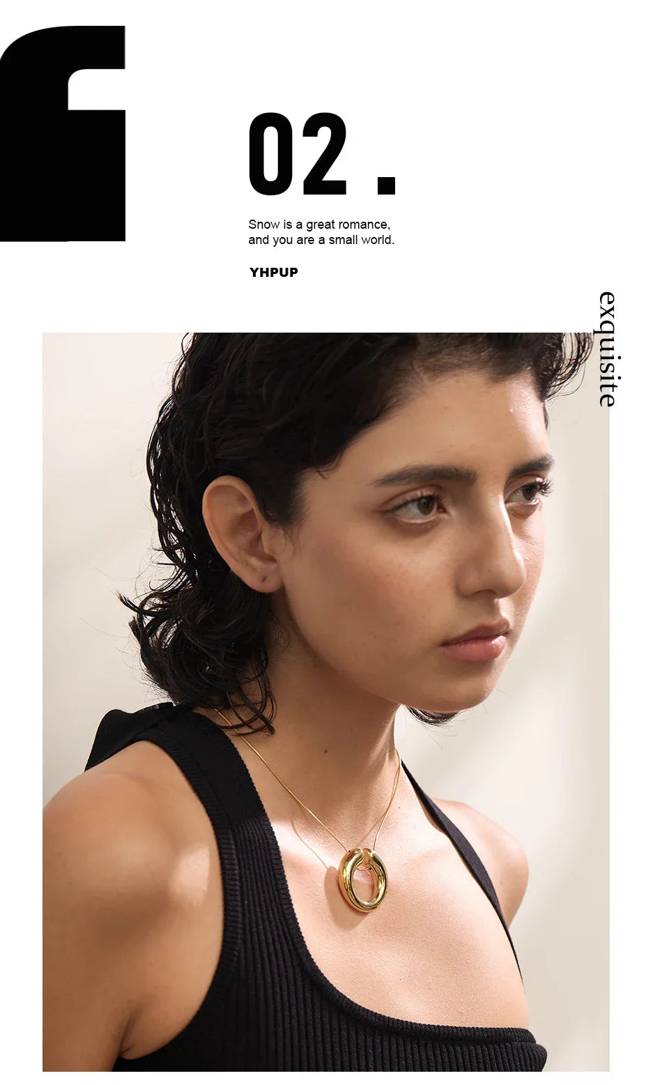 Golden Arc Necklace - TM & Co. Jewels