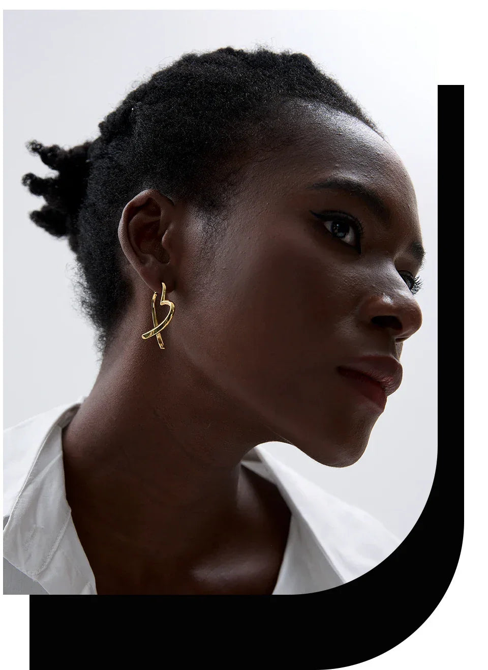 Floating Heart Hoop Earrings - TM & Co. Jewels