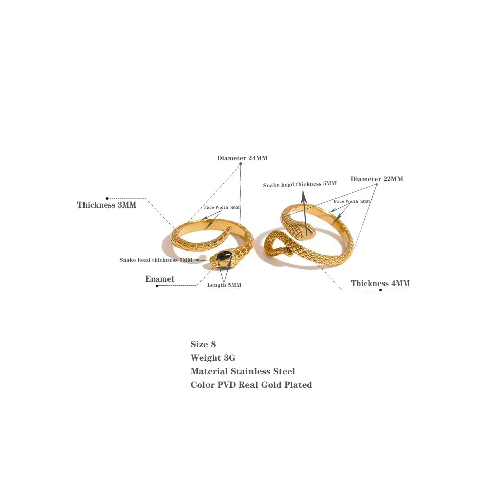 Charm Gold Waterproof Ring - TM & Co. Jewels