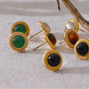 Harmony Stone Studs - TM & Co. Jewels