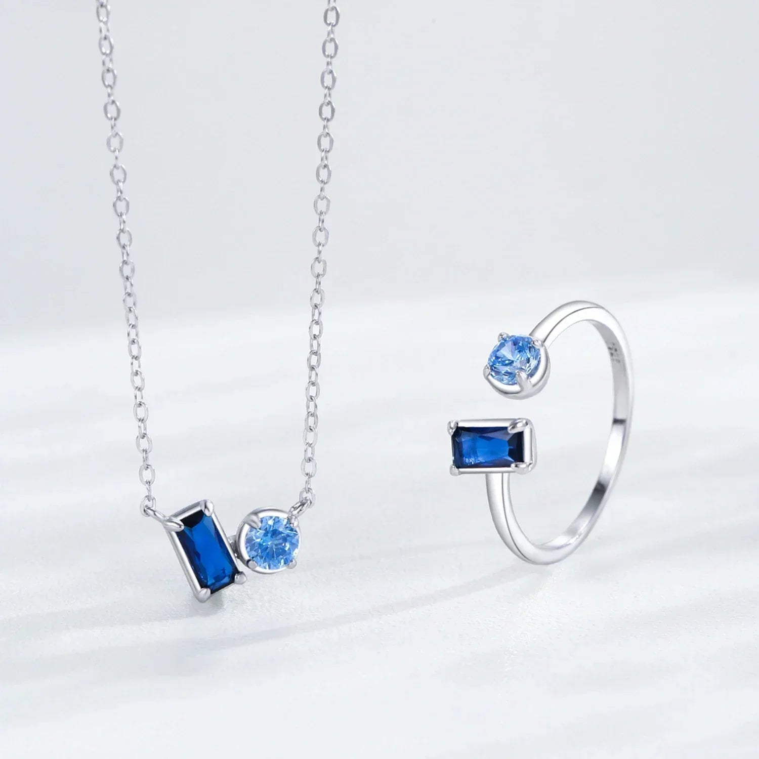 Blue Majesty Zircon Set - TM & Co. Jewels
