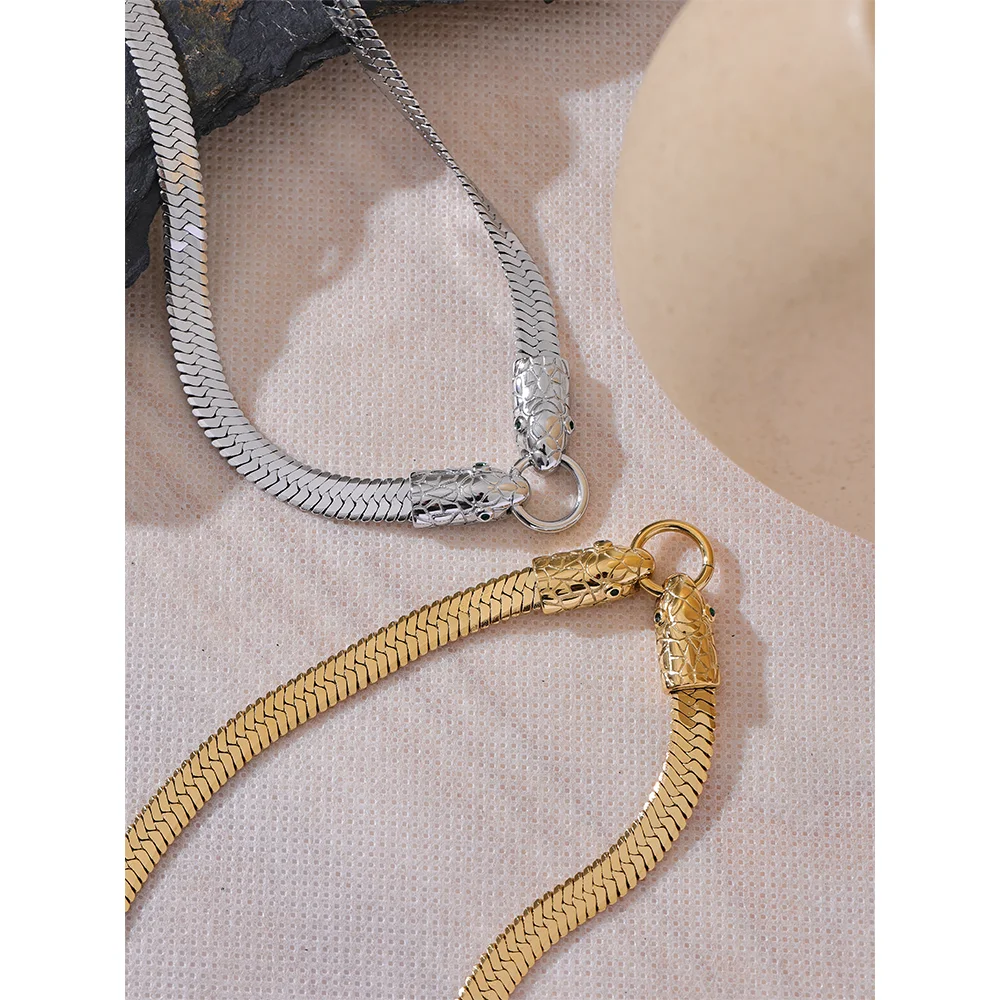 Serpent Luxe Charm Necklace