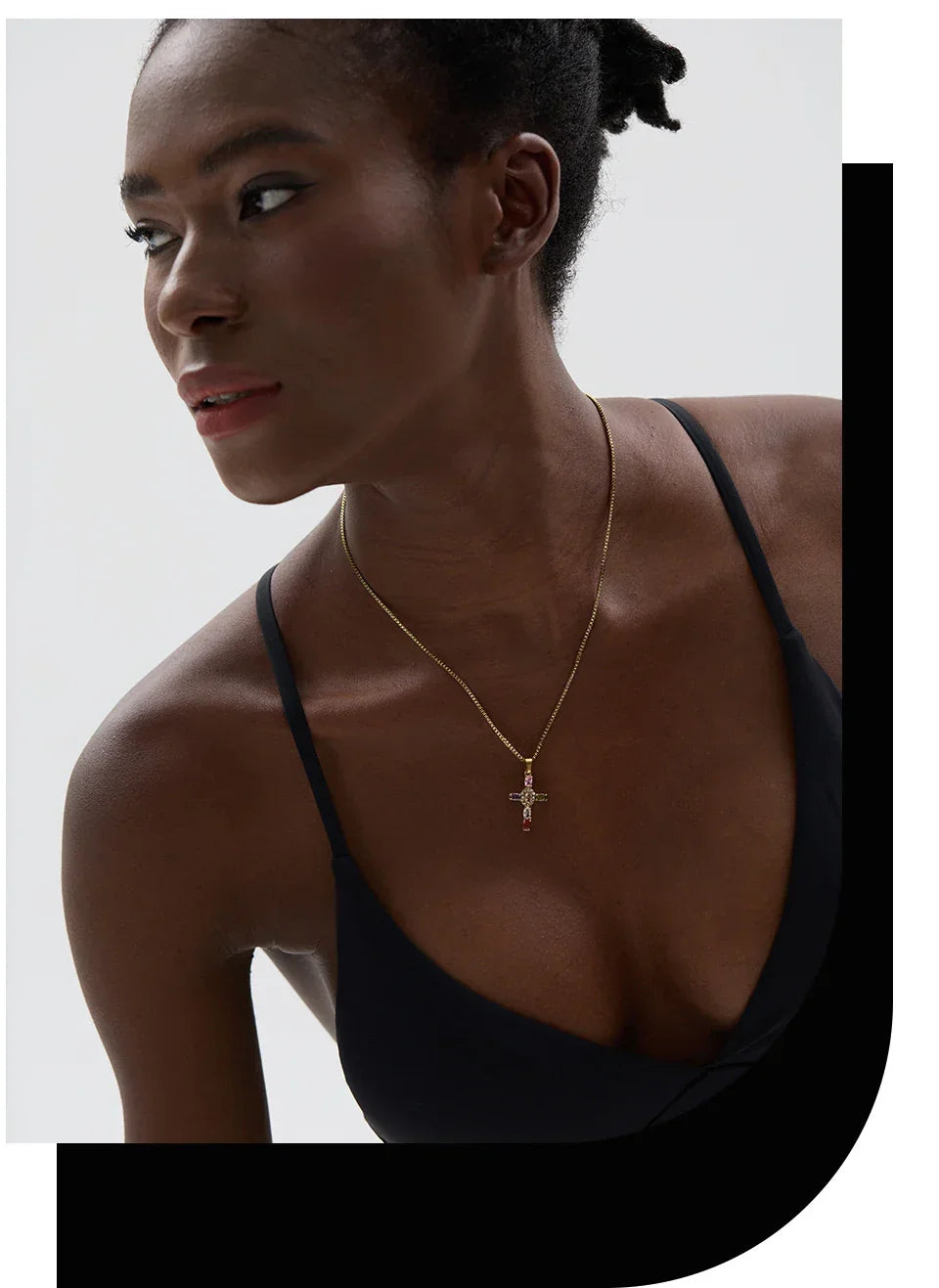 Halo Glow Cross Necklace - TM & Co. Jewels