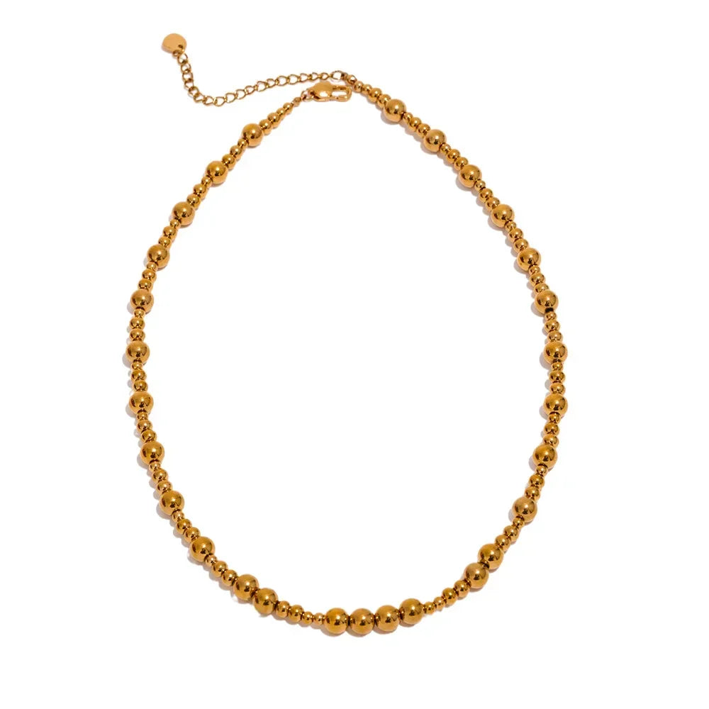 Gleaming Bead Necklace - TM & Co. Jewels