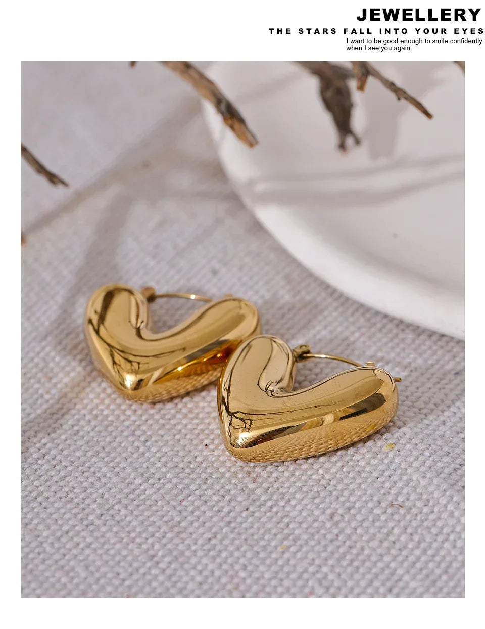 Eternal Love Chunky Hoops - TM & Co. Jewels