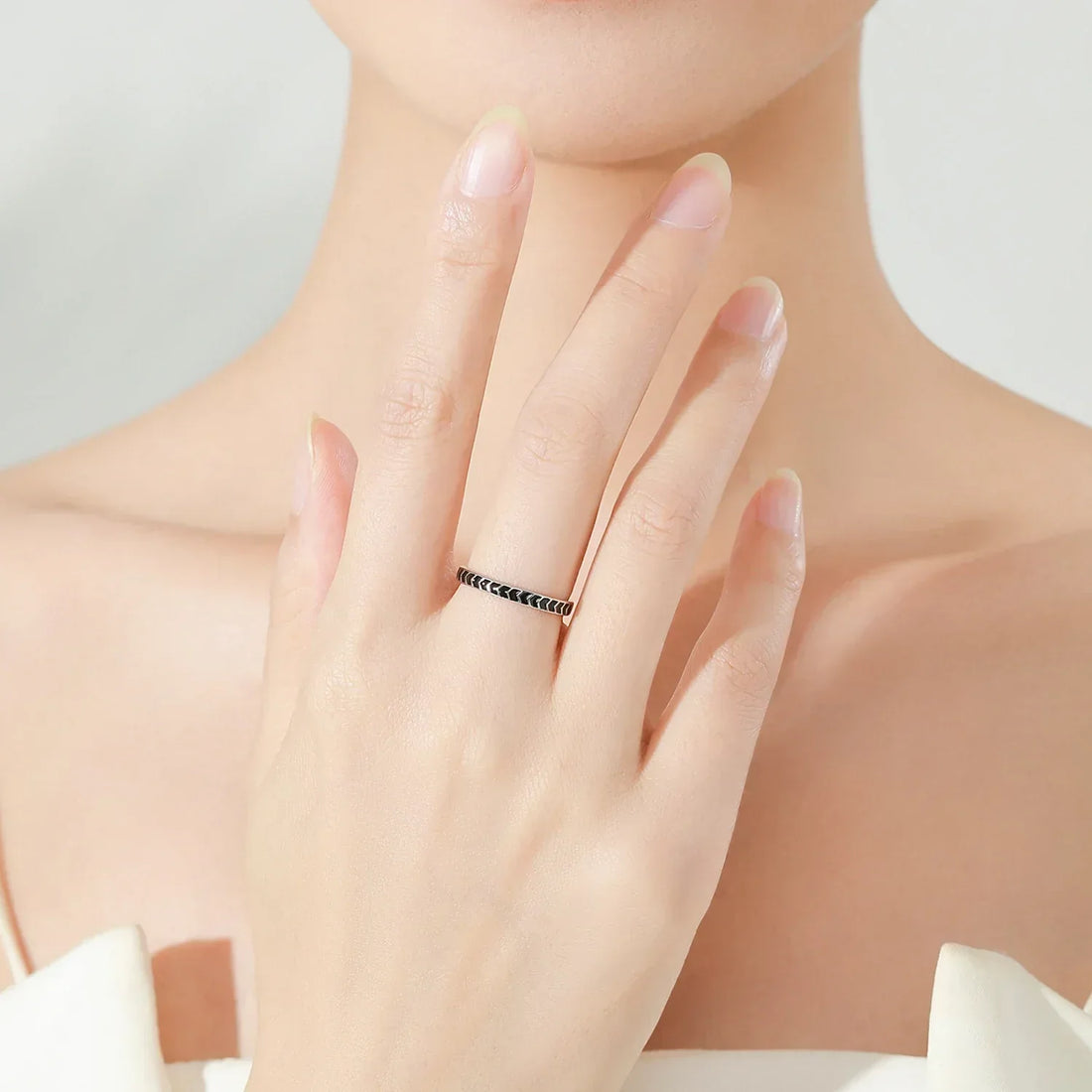 Edgy Enamel Silver Set - TM & Co. Jewels