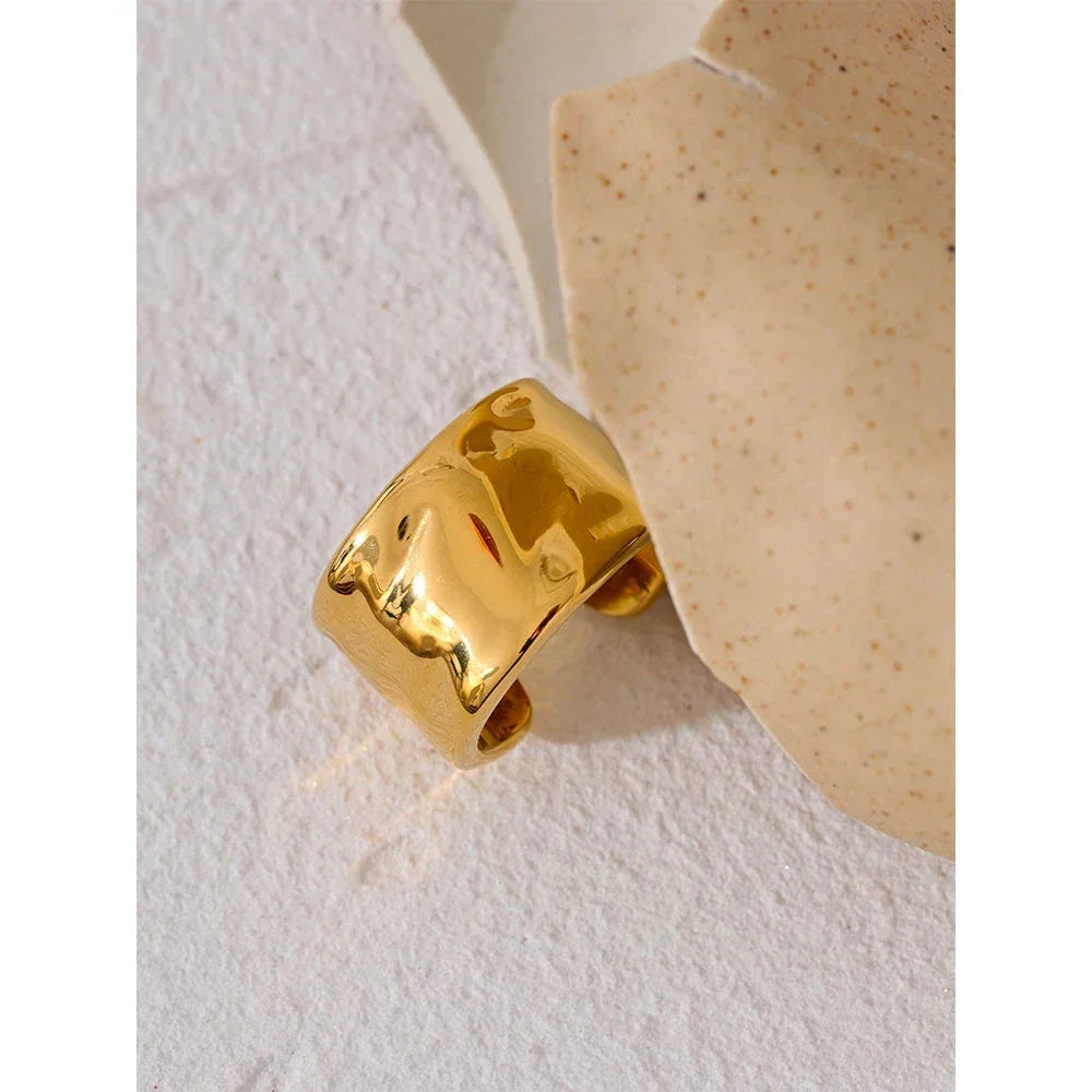 Golden Horizon Geometry Ring - TM & Co. Jewels