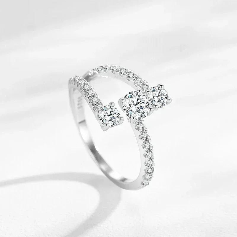 Luxury Lattice Zirconia Ring - TM & Co. Jewels