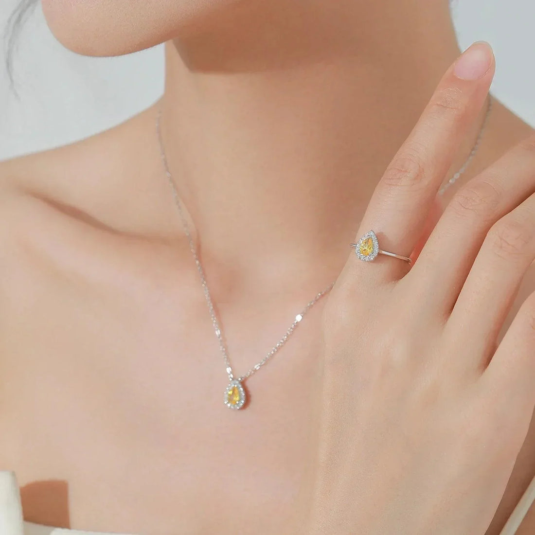 Amber Aura Jewelry Set - TM & Co. Jewels