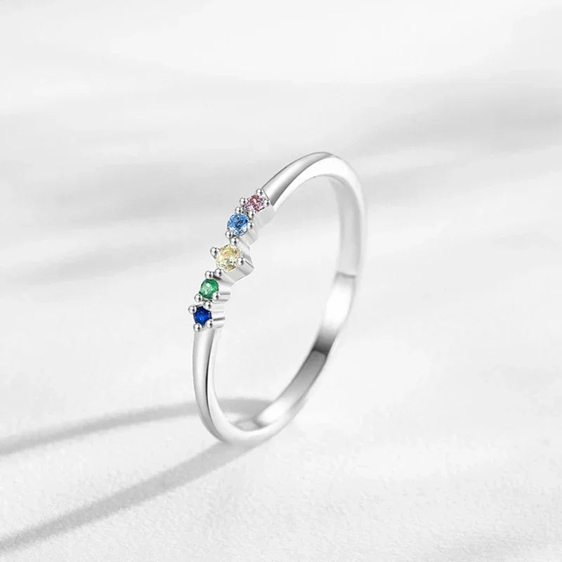 Prism Glow Stackable Ring - TM & Co. Jewels