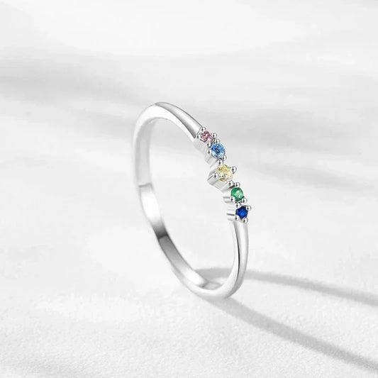 Prism Glow Stackable Ring - TM & Co. Jewels