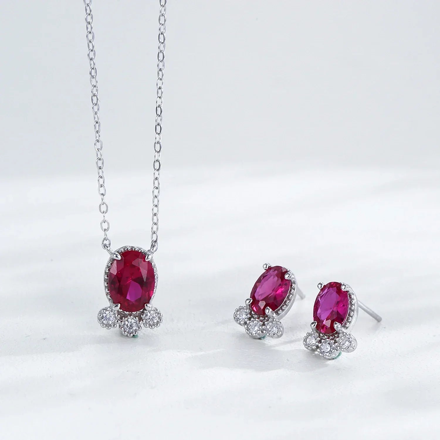 Crimson Legacy Zircon Set - TM & Co. Jewels
