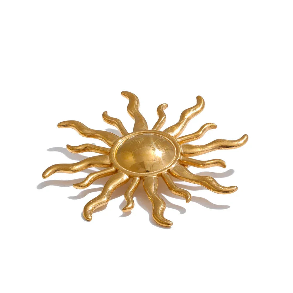 Sunburst Charm Pin