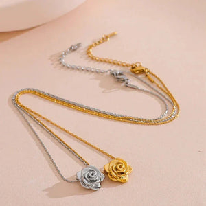 Floral Radiance Necklace - TM & CO. JEWELS 