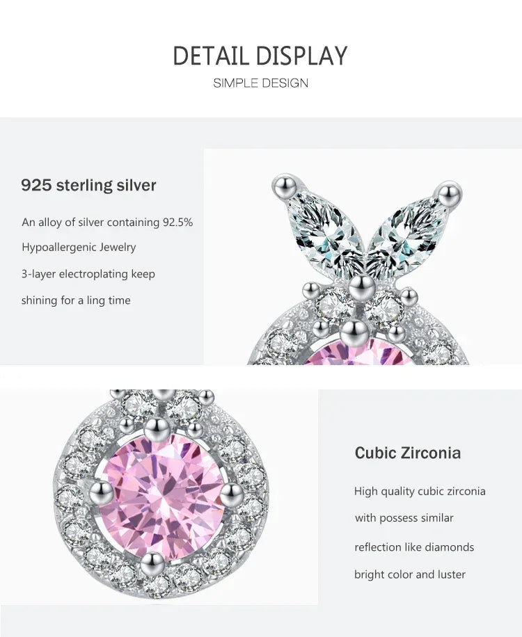 Rosy Glow Earrings - TM & Co. Jewels