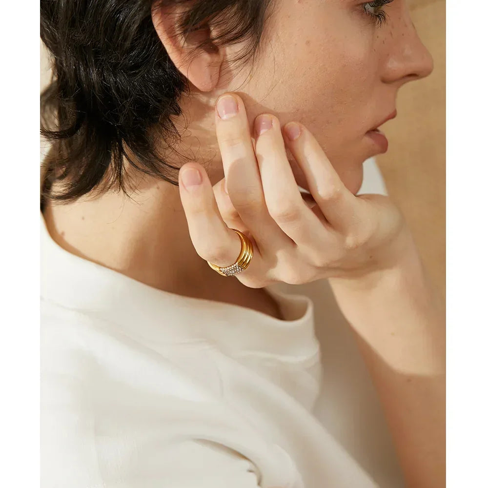Radiant Layers Ring - TM & Co. Jewels