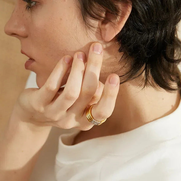 Radiant Layers Ring - TM & Co. Jewels