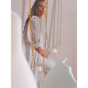 Aura Double Chain Pendant - TM & CO. JEWELS 