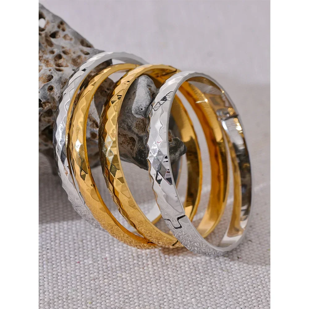 Infinite Glow Gold & Silver Bangle - TM & Co. Jewels