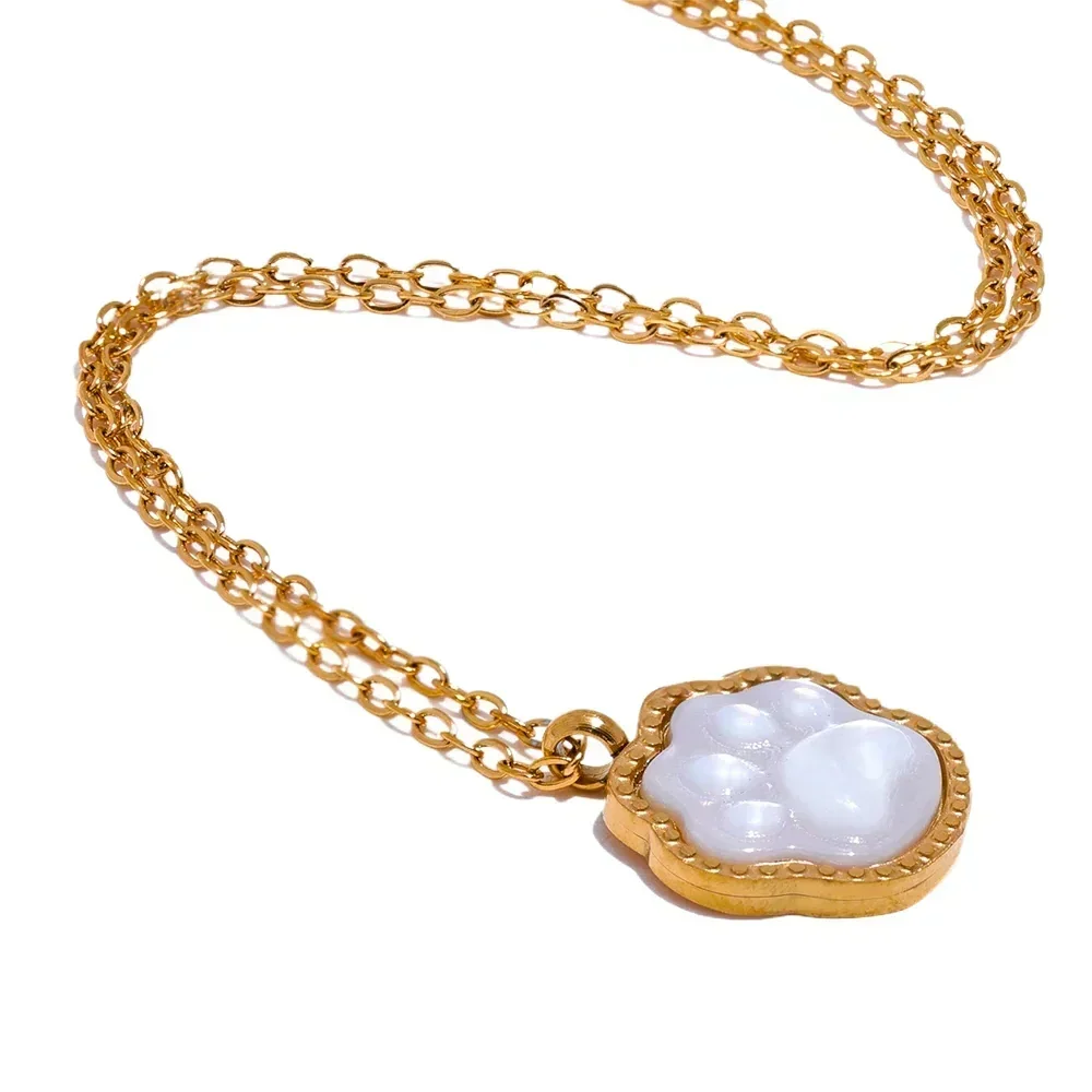 Aqua Breeze Shell Stylish Necklace - TM & Co. Jewels