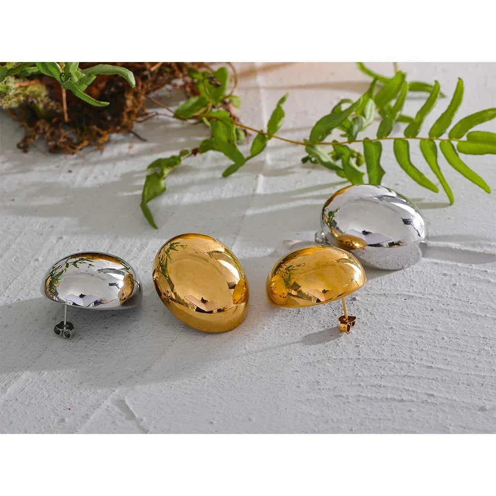 Luxe Loom Gold Oval Charms - TM & Co. Jewels