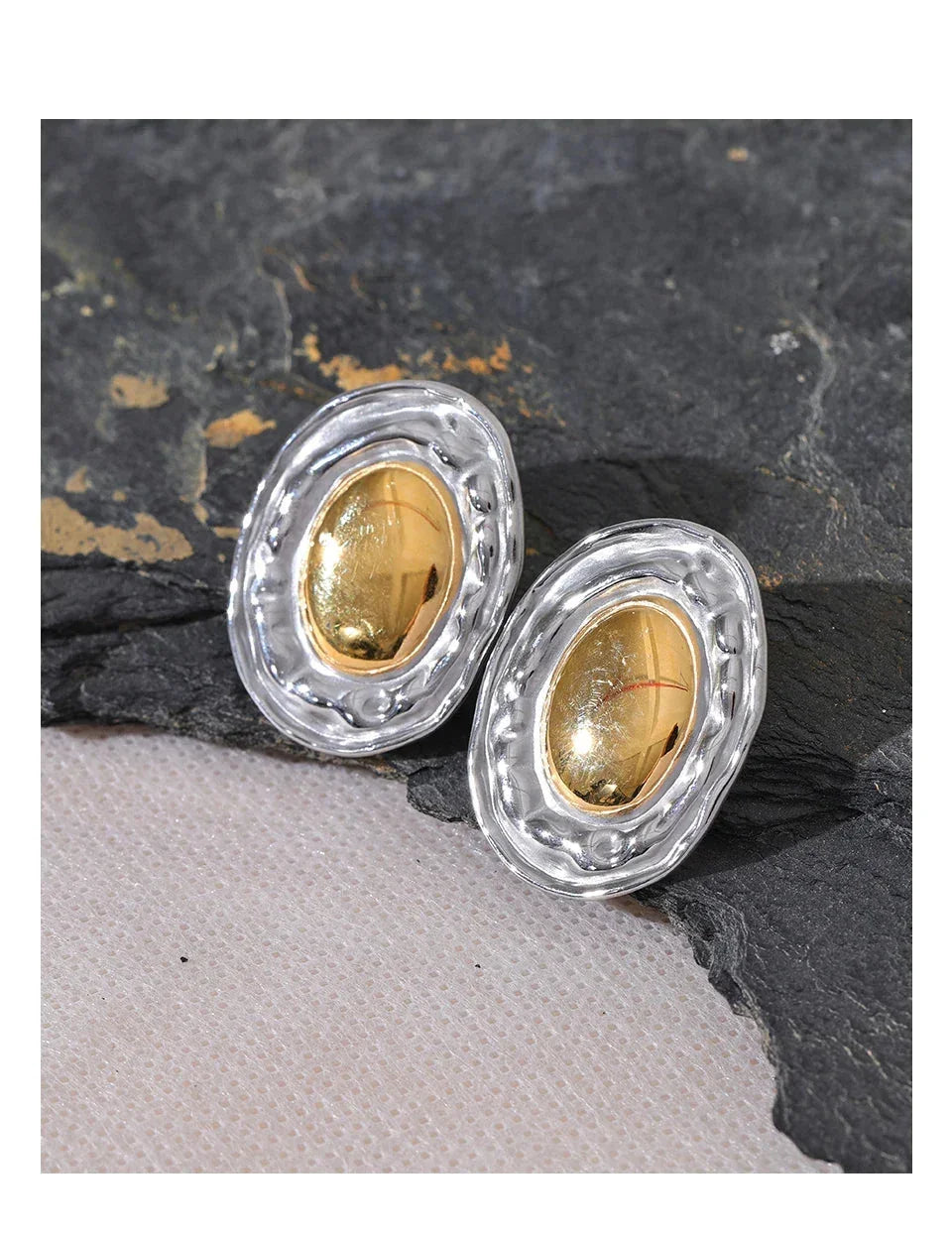Luxe Circles Stylish Stud Earrings - TM & Co. Jewels