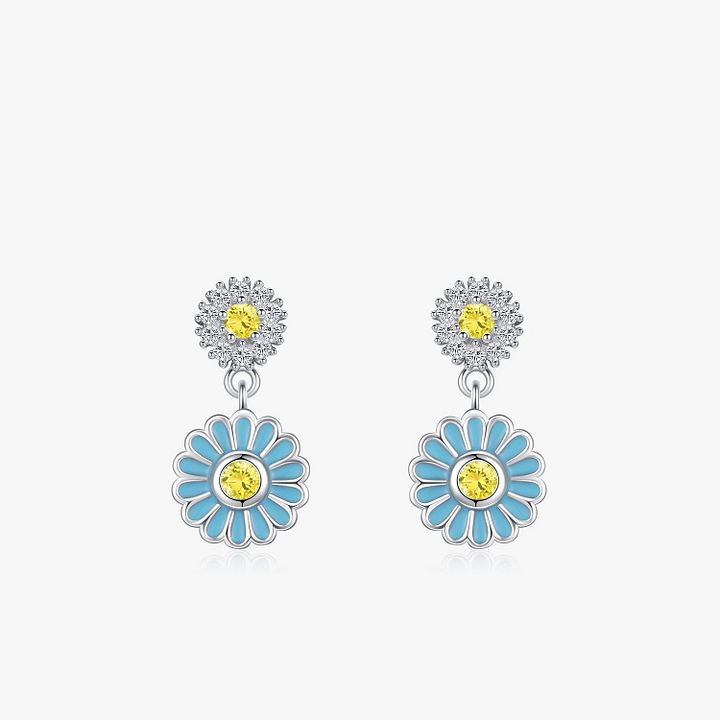Gouttes de tournesol radieuses
