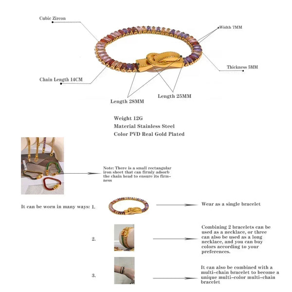 Aria Jewel Bracelet - TM & CO. JEWELS 
