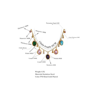 Vivid Charm Necklace - TM & CO. JEWELS 