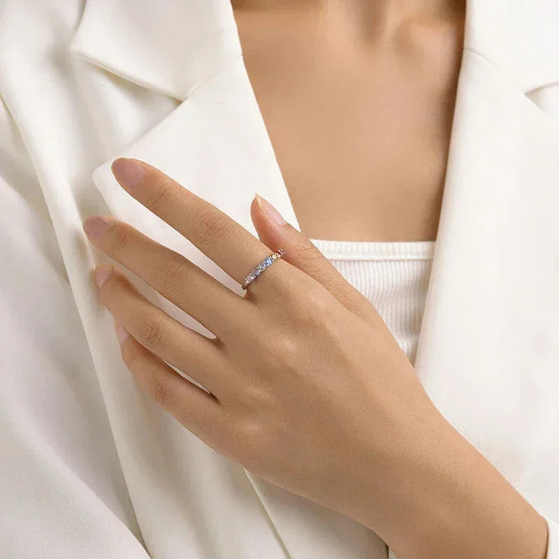 Crystal Aura Promise Band - TM & Co. Jewels