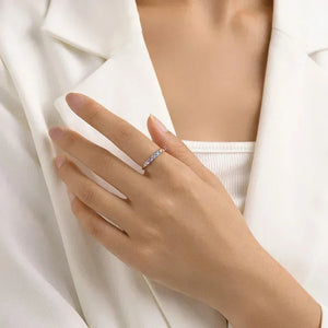 Crystal Aura Promise Band - TM & Co. Jewels