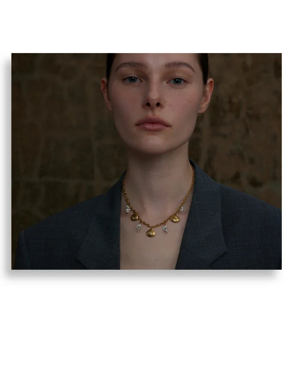 Gilded Shell Pendant