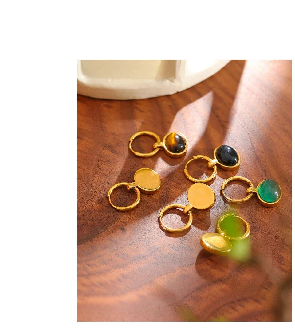 Tiger Glow Aventurine Drops - TM & Co. Jewels